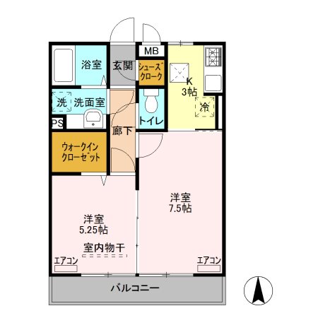 サンライトレジデンス駒形 間取り図