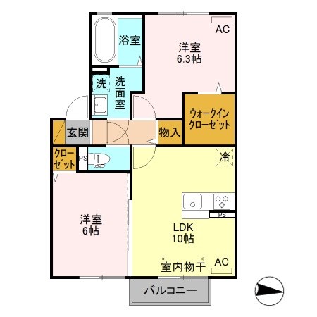 シキレジデンシア 間取り図