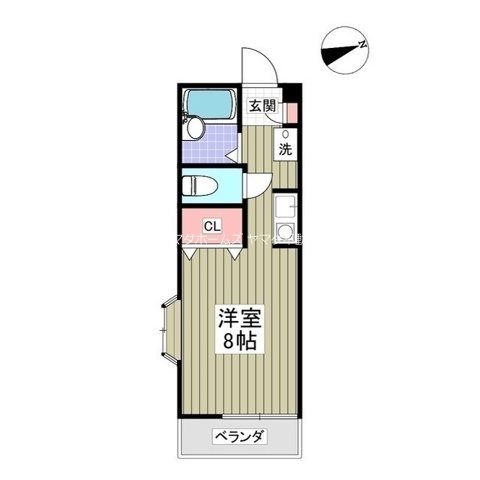 ロックハイツ　１ 間取り図