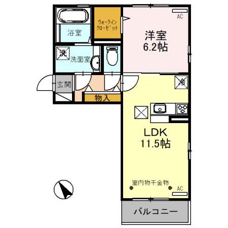 プライムアート 間取り図