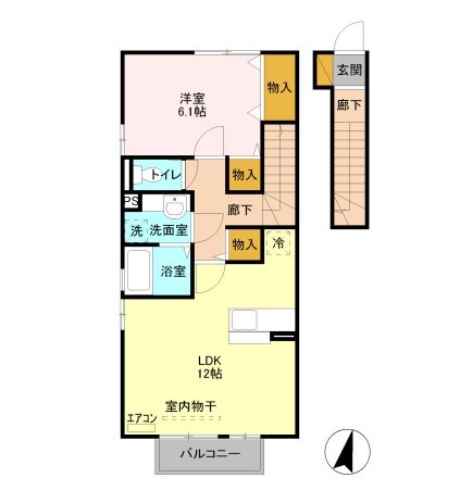 アンベリール 間取り図