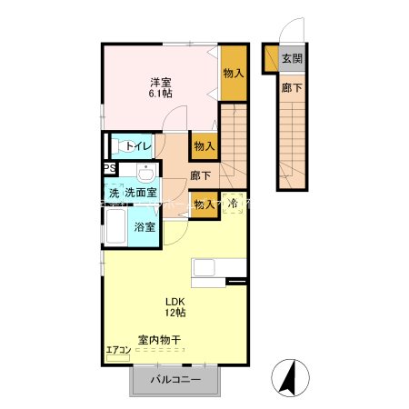 アンベリール 間取り図