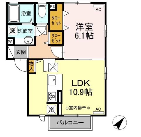 エヴァーヒルズ 間取り図
