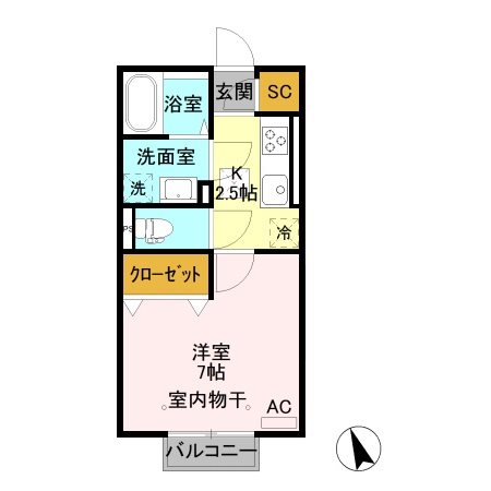 プルミエール下小塙 間取り図