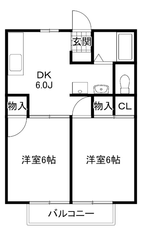 ラグーナB 間取り図