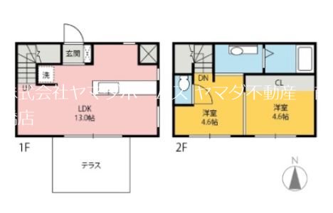 Ｔｉｎｏ　Ｃｉｔｔａ E 間取り図