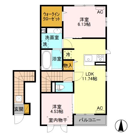 エスペランサⅡ 間取り図