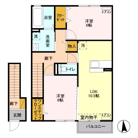 クリスタルコート 間取り図