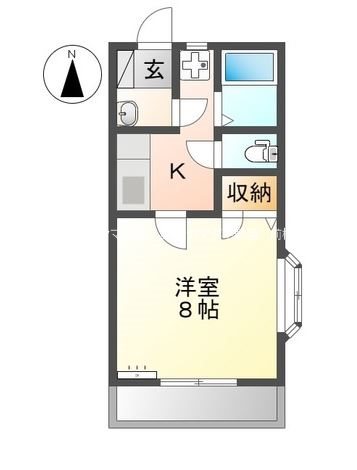 堤ハイツ２ 間取り図