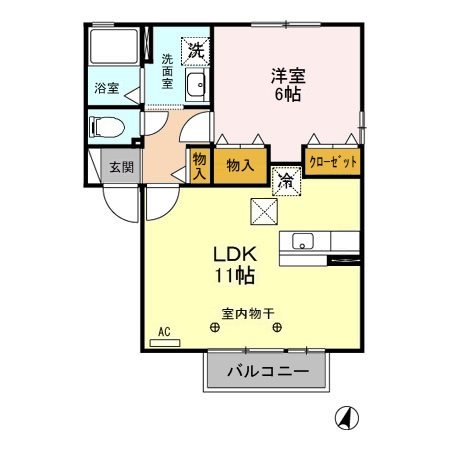 ブラン・メゾン 間取り図