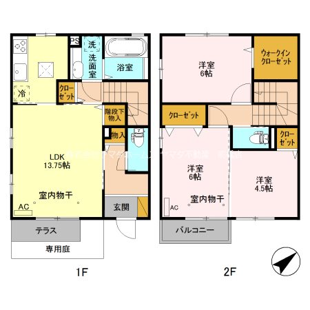 グランテラス古市 間取り図
