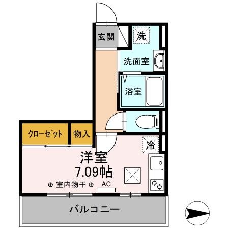 サンキエーム前橋 間取り図