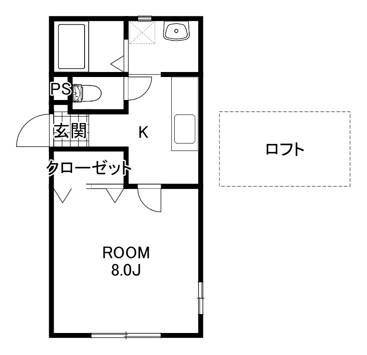 タウンハイツ井野 間取り図