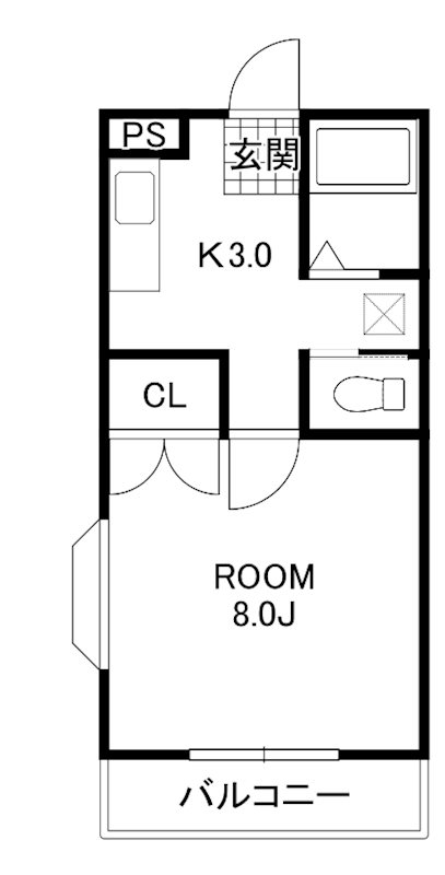 ロッキーイイヅカ 間取り図
