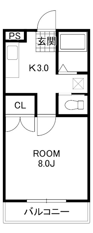 ロッキーイイヅカ 間取り図