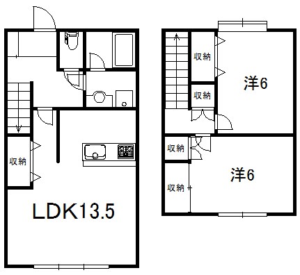 メイプルハウス 間取り図