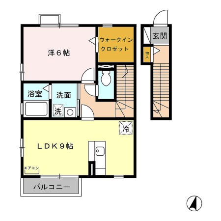 ファミーユ 間取り図