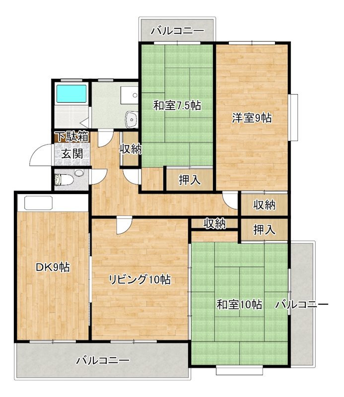 第ニ朋友レジデンス 間取り図