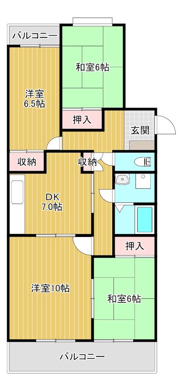 第3朋友レジデンス 間取り図