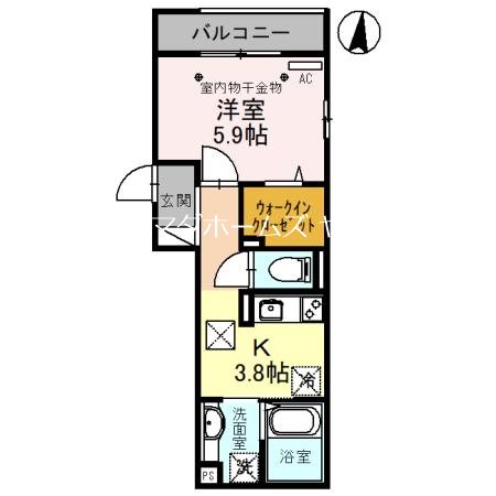 ルピナス 間取り図