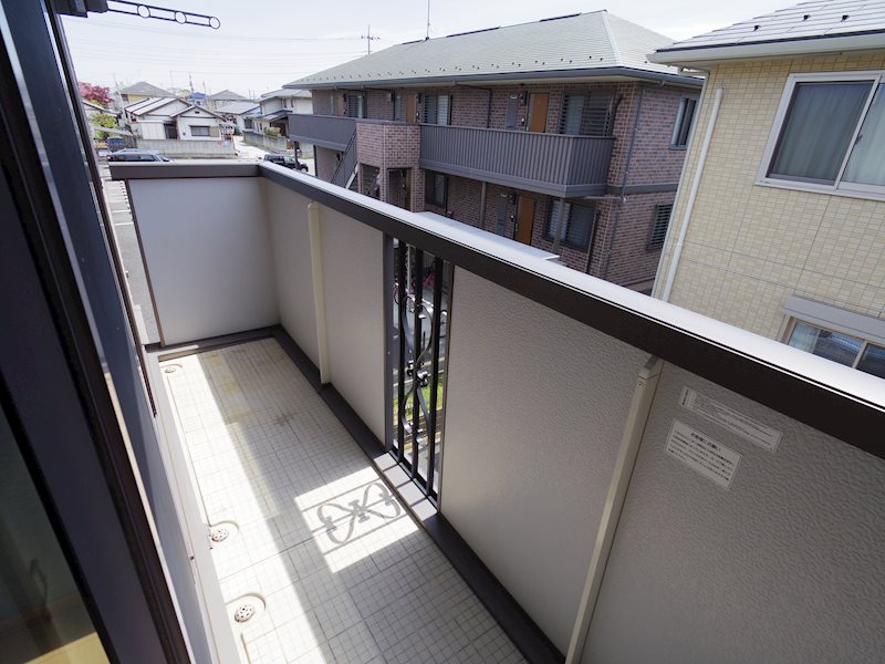 西中居ハイツ　C ベランダ