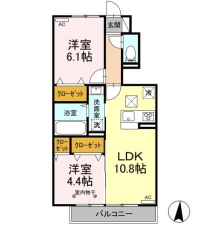 ベルシエール 間取り図