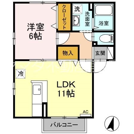 ドミールSUGURO 間取り図