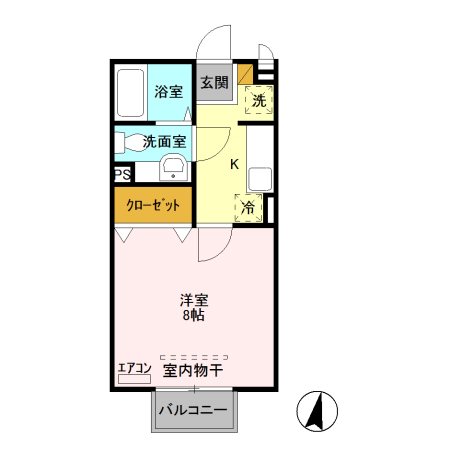 グローリアB 間取り図