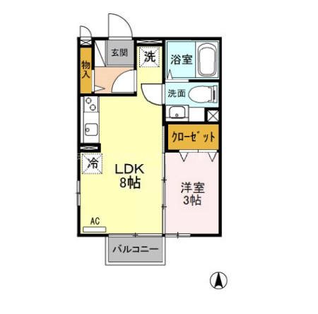 evergreen 間取り図