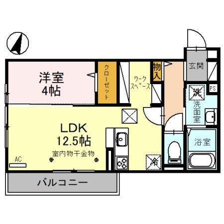 Y&amp;rsquo;ｓアビタシオン江木 間取り図