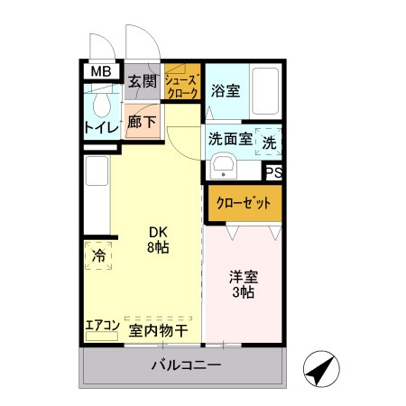サンボナール新前橋 間取り図