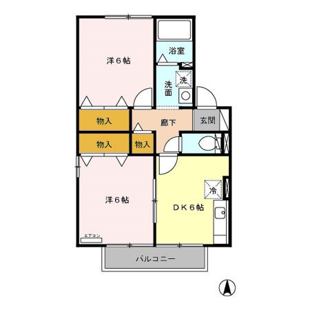 サニーウェル清里A 間取り図