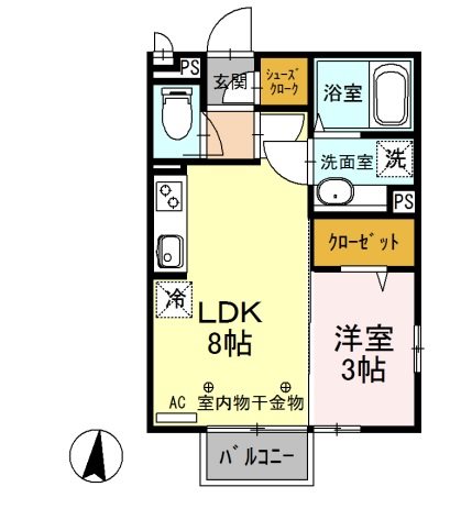 ガルテン 間取り図