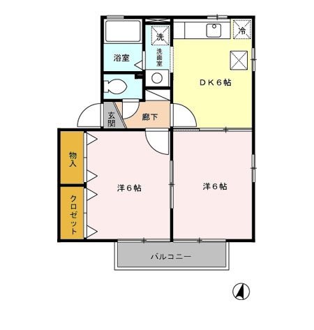 ブラン・メゾン 間取り図