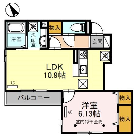 コンフォート上和田 間取り図