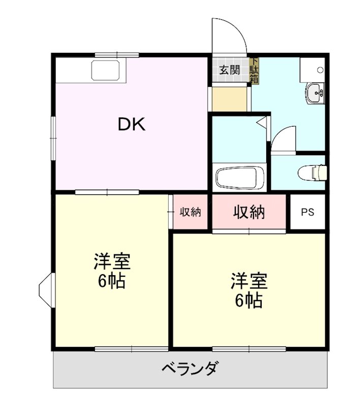 メロータウン　3 間取り図