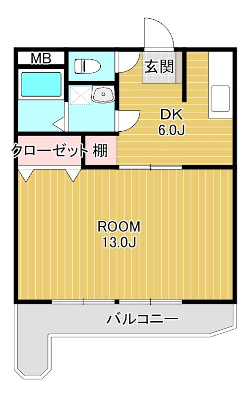 岡田マンション 間取り図