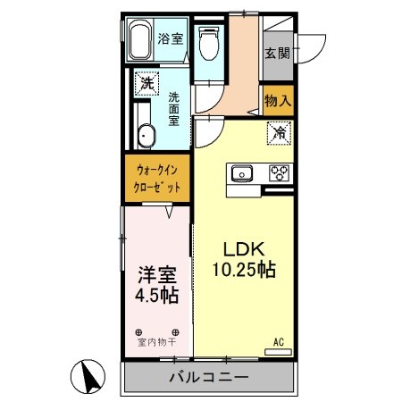 メゾン・ドゥ・ボヌール 間取り図