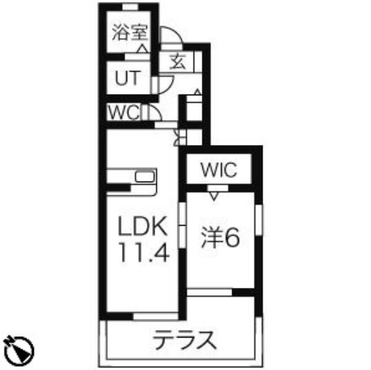 プランドールアネックス 間取り図