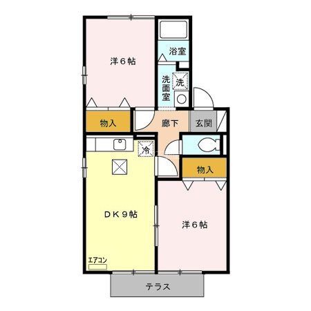 CosmosⅡ 間取り図