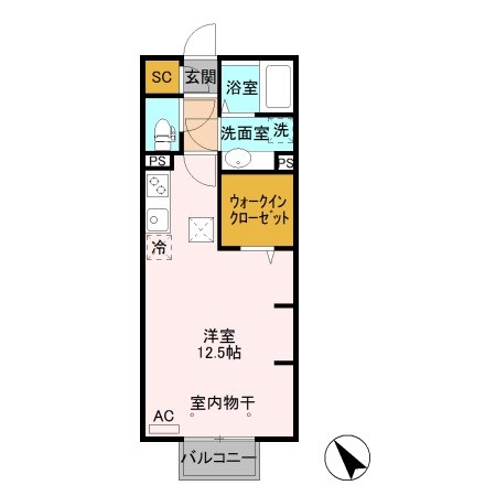 ミラマール 間取り図