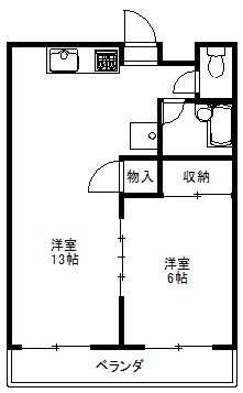 エクセルマンション 間取り図