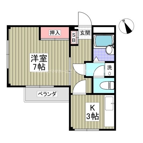 第二サンライフ大嶋 間取り図