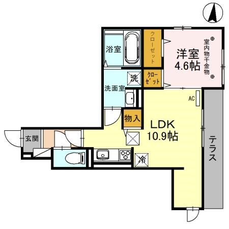 D-room羅漢町 間取り図