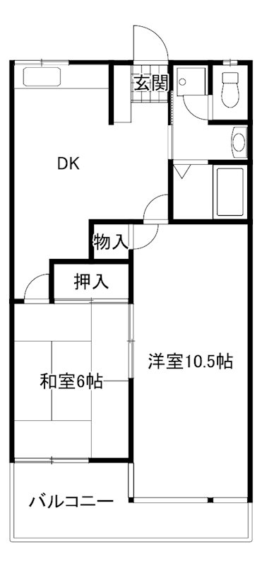 柳沢ハイツ 間取り図