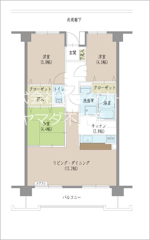 シャトレM 間取り図