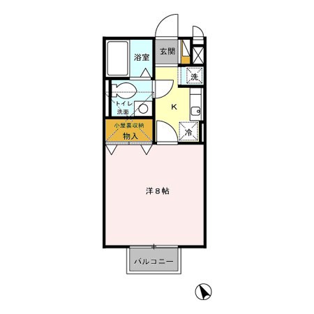 メゾン飯塚 間取り図