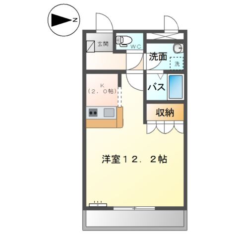 シャルム 間取り図