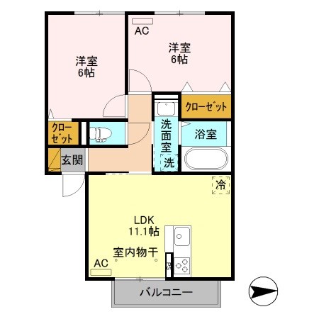 ラルーチェ 間取り図