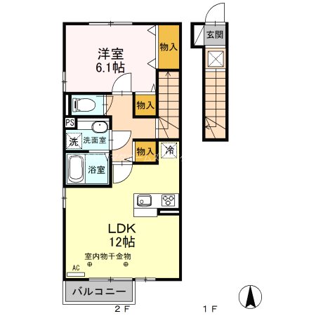 ファミールⅢ 間取り図